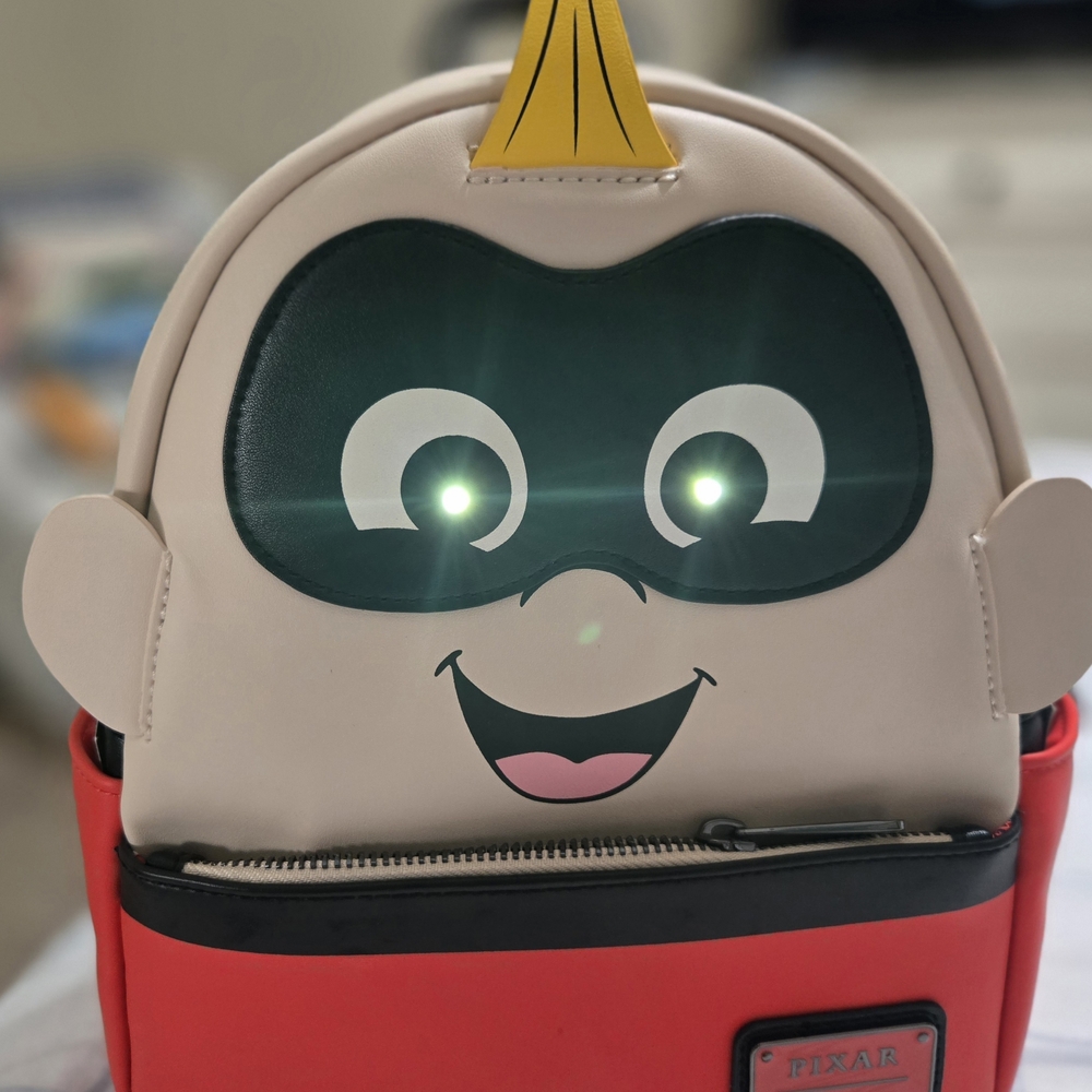 Loungefly Red and Black Pixar Backpack